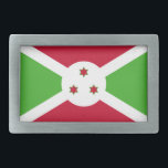 Belt Buckle with Flag of Burundi<br><div class="desc">Showcase your pride for Burundi with this stylish belt buckle featuring the flag of Burundi! Designed for both fashion and national identity, this belt buckle is a striking accessory that highlights the vibrant colors and symbolic elements of the Burundi flag. Whether worn with casual or formal attire, this unique piece...</div>