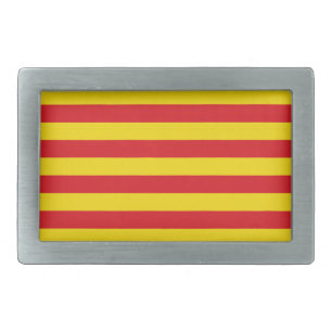 Belt Buckle with Flag of Catalonia