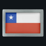 Belt Buckle with Flag of Chile<br><div class="desc">Add a distinctive flair to your outfit with our exclusive belt buckle featuring the flag of Chile! Crafted with meticulous attention to detail, this belt buckle is more than just an accessory; it’s a celebration of your love for Chile and a stylish statement piece. The vibrant design prominently displays the...</div>