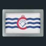 Belt Buckle with Flag of Cincinnati City, USA<br><div class="desc">Show your Cincinnati pride with our exclusive belt buckle featuring the flag of Cincinnati! Designed to merge style with a nod to local heritage, this belt buckle is more than just a functional accessory; it’s a celebration of Cincinnati’s spirit. The eye-catching design prominently displays the iconic Cincinnati flag, making this...</div>