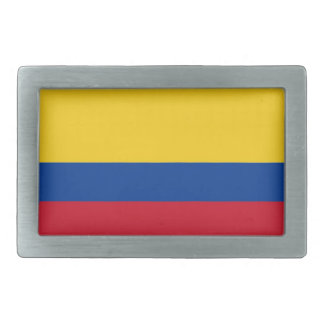 Belt Buckle with Flag of Colombia