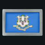 Belt Buckle with Flag of Connecticut State<br><div class="desc">Add a touch of Connecticut pride to your wardrobe with our exclusive belt buckle featuring the flag of Connecticut! Crafted with meticulous attention to detail, this belt buckle is more than just a stylish accessory; it’s a celebration of Connecticut's heritage and cultural pride. The elegant design prominently displays the iconic...</div>