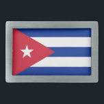 Belt Buckle with Flag of Cuba<br><div class="desc">Elegant Belt Buckle with Flag of Cuba. This product its customizable.</div>