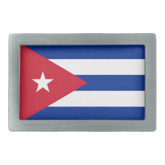 Belt Buckle with Flag of Cuba