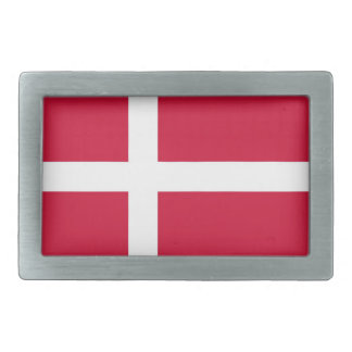 Belt Buckle with Flag of Denmark