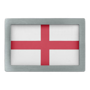 Belt Buckle with Flag of England