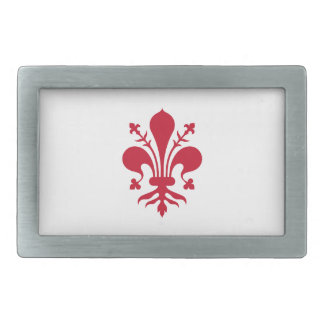 Belt Buckle with Flag of Florence, Italy