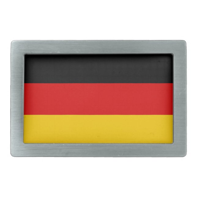 Belt Buckle with Flag of Germany (Front)
