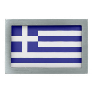 Belt Buckle with Flag of Greece