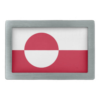 Belt Buckle with Flag of Greenland