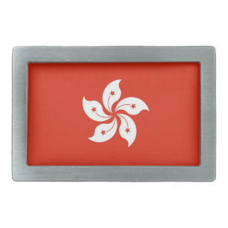 Belt Buckle with Flag of Hong Kong, China
