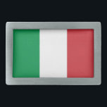 Belt Buckle with Flag of Italy<br><div class="desc">Elegant Belt Buckle with Flag of Italy. This product its customizable.</div>