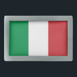 Belt Buckle with Flag of Italy<br><div class="desc">Elegant Belt Buckle with Flag of Italy. This product its customizable.</div>