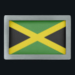 Belt Buckle with Flag of Jamaica<br><div class="desc">Elegant Belt Buckle with Flag of Jamaica. This product its customizable.</div>