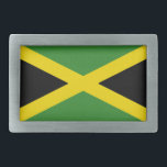 Belt Buckle with Flag of Jamaica<br><div class="desc">Elegant Belt Buckle with Flag of Jamaica. This product its customizable.</div>