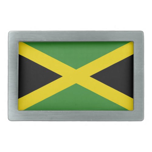 Belt Buckle with Flag of Jamaica