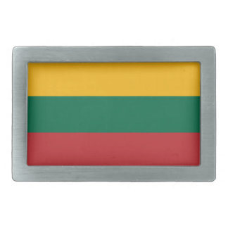 Belt Buckle with Flag of Lithuania