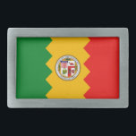 Belt Buckle with Flag of Los Angeles, California<br><div class="desc">Elevate your style with a touch of Los Angeles pride using our striking belt buckle featuring the flag of Los Angeles! This distinctive belt buckle showcases the iconic Los Angeles flag design, complete with its vibrant colors and distinctive elements. It’s a bold way to celebrate local heritage while adding a...</div>