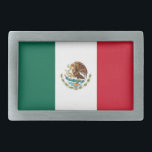 Belt Buckle with Flag of Mexico<br><div class="desc">Add a touch of Mexican pride to your accessories collection with our exclusive belt buckle featuring the flag of Mexico! Crafted with meticulous attention to detail, this belt buckle is more than just a functional item; it’s a bold celebration of Mexico’s vibrant culture and heritage. The eye-catching design prominently displays...</div>