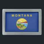 Belt Buckle with Flag of Montana State<br><div class="desc">Showcase your Montana pride with our exclusive belt buckle featuring the flag of Montana! Crafted with precision, this belt buckle is more than just a stylish accessory; it’s a celebration of Montana’s heritage and cultural pride. The distinctive design prominently displays the iconic Montana state flag, making this buckle a unique...</div>