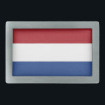 Belt Buckle with Flag of Netherlands<br><div class="desc">Enhance your style with our distinctive belt buckle featuring the flag of the Netherlands! Crafted with meticulous attention to detail, this belt buckle proudly showcases the iconic tricolor flag of the Netherlands. The flag features three horizontal bands of equal size - red on the top, white in the middle, and...</div>