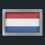 Belt Buckle with Flag of Netherlands<br><div class="desc">Enhance your style with our distinctive belt buckle featuring the flag of the Netherlands! Crafted with meticulous attention to detail, this belt buckle proudly showcases the iconic tricolor flag of the Netherlands. The flag features three horizontal bands of equal size - red on the top, white in the middle, and...</div>