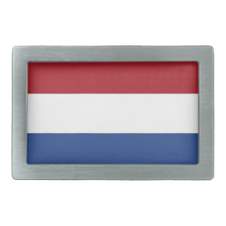 Belt Buckle with Flag of Netherlands