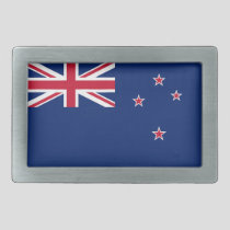 Belt Buckle with Flag of New Zealand