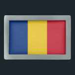 Belt Buckle with Flag of Romania<br><div class="desc">Add a touch of Romanian pride to your outfit with our exclusive belt buckle featuring the flag of Romania! Crafted with meticulous attention to detail, this belt buckle is more than just a stylish accessory; it’s a celebration of Romania’s heritage and cultural pride. The vibrant design prominently displays the iconic...</div>