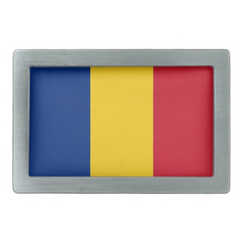 Belt Buckle with Flag of Romania