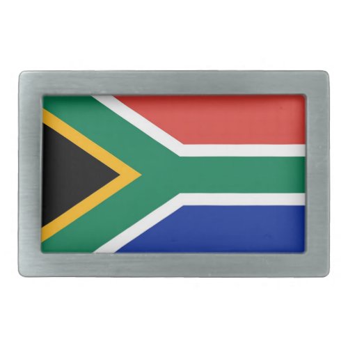 Belt Buckle with Flag of South Africa
