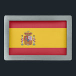 Belt Buckle with Flag of Spain<br><div class="desc">Enhance your style with our striking belt buckle featuring the flag of Spain! This eye-catching belt buckle combines fashion and patriotism, proudly showcasing the vibrant colors of the Spanish flag. It's the perfect accessory for anyone looking to express their love for Spain while adding a unique flair to their outfit....</div>