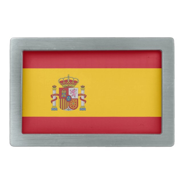 Belt Buckle with Flag of Spain (Front)