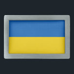 Belt Buckle with Flag of Ukraine<br><div class="desc">Elegant Belt Buckle with Flag of Ukraine. This product its customizable.</div>