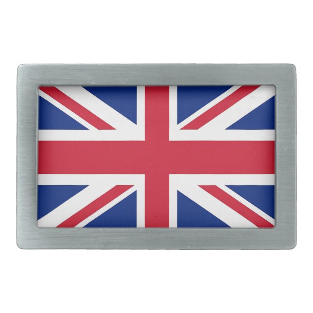 Belt Buckle with Flag of United Kingdom (Front)