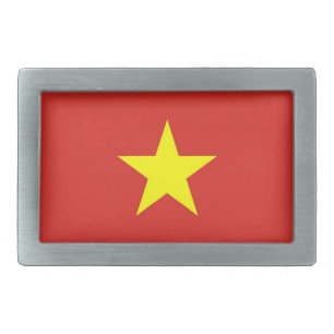 Belt Buckle with Flag of Vietnam