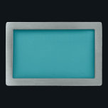 Belt Buckle with   Teal Background<br><div class="desc">Belt Buckle with a   Teal Background ready for you to add your own text or image.</div>