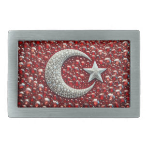 Belt Buckle with Turkish Colors Design