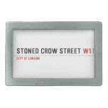 stoned crow Street  Belt Buckles