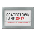 coatestown lane  Belt Buckles