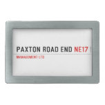 PAXTON ROAD END  Belt Buckles