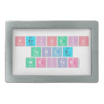 Periodic
 Table
 Writer  Belt Buckles