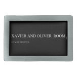 Xavier and Oliver   Belt Buckles