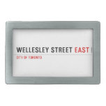 Wellesley Street  Belt Buckles