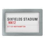 Sixfields Stadium   Belt Buckles