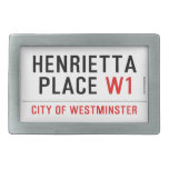 Henrietta  Place  Belt Buckles