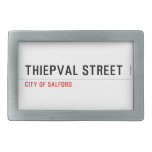 Thiepval Street  Belt Buckles