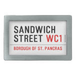 Sandwich Street  Belt Buckles