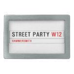 Street Party  Belt Buckles