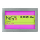 Khanyisile Tshabalala Street  Belt Buckles
